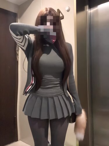 荔桃想睡觉ya |韩系江南美人~无袖打底衫收腰显雷大腰细百褶裙