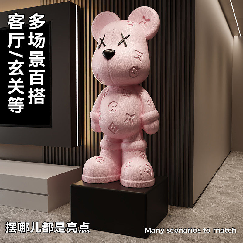 轻奢暴力熊客厅摆件落地大号存钱罐电视柜蓝牙音响高级感乔迁礼物,家居饰品,装饰摆件,淘宝优惠券,粉丝福利购,淘宝优惠卷