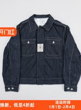 C.P.COMPANY 男士手工镀层牛仔短夹克国内现货 18CMOW188A110295H