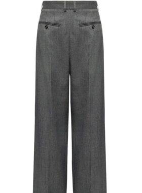 MM6 MAISON MARGIELA 女士宽松羊毛长腿裤国现S52KA0538S47848