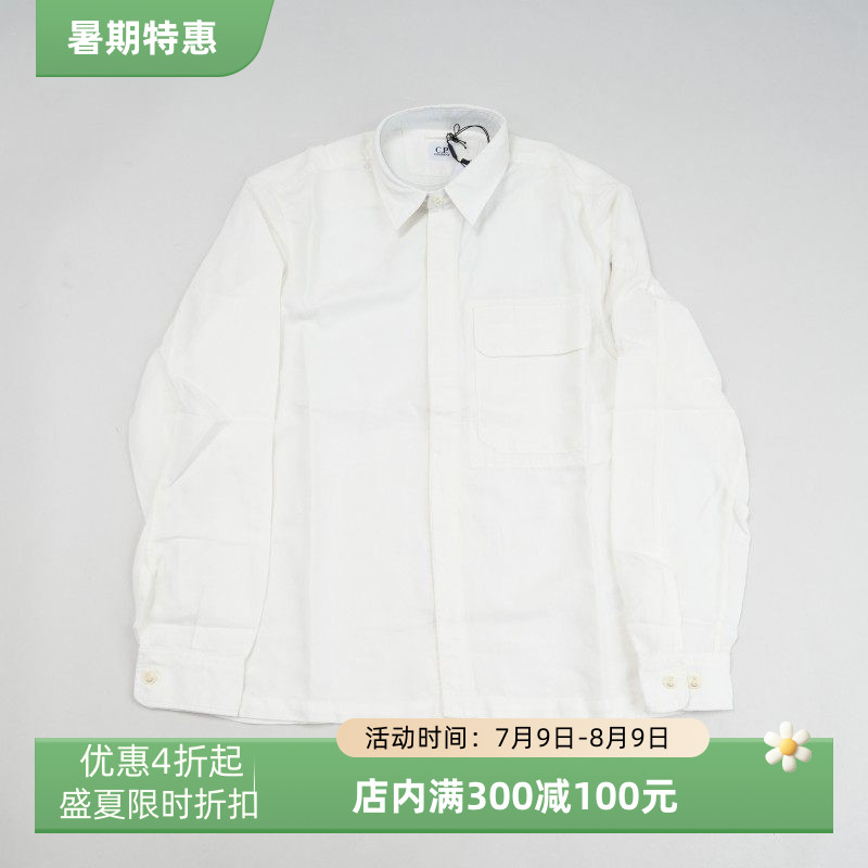 C.P.COMPANY混织口袋休闲衬衫