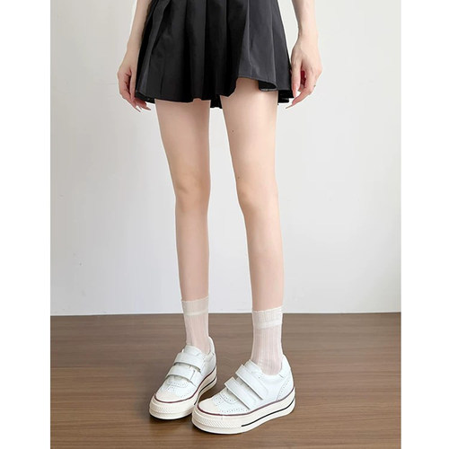 厚底内增高魔术贴小白鞋女百搭