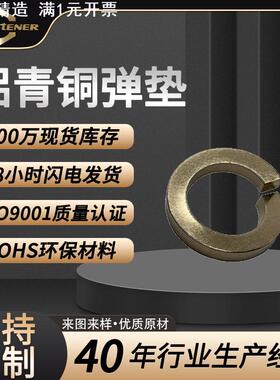 QAl9-2铝青铜弹垫 GB93铜弹簧垫圈  可定制DIN127 C63000弹簧垫片