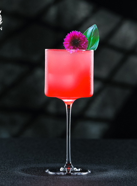 PRE05 CRISON日式水晶高脚鸡尾酒杯创意个性日式古典高脚杯子简约