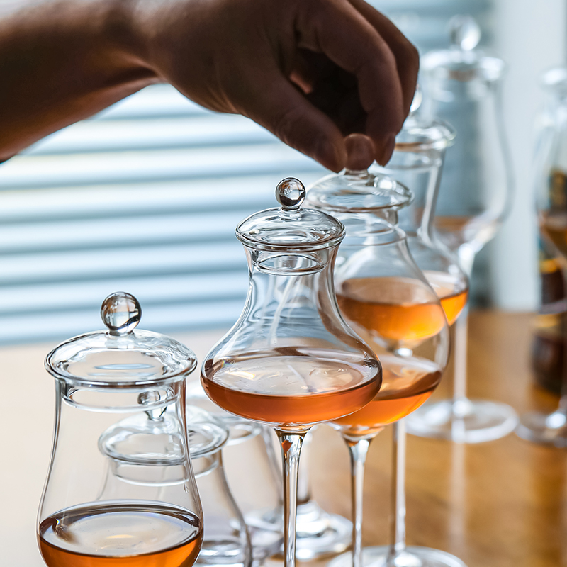 ins风透明玻璃防漏杯盖