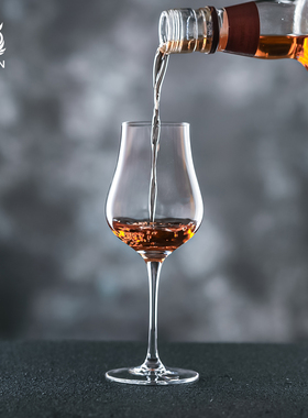 TT6501 CRISON威士忌杯洋酒杯烈酒杯高脚杯水晶玻璃杯品酒闻香杯