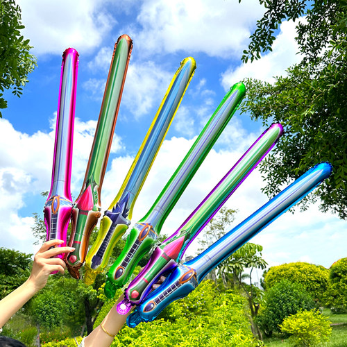 卡通充气宝剑偃月刀玩具