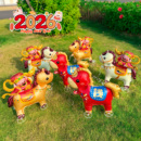 新款 饰摆摊 新年马上有钱马年造型带轮走路气球幼儿园商场活动装