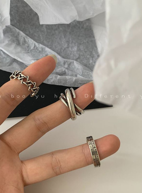 极速Ring womens hip hop ins mens fashion index finger ring