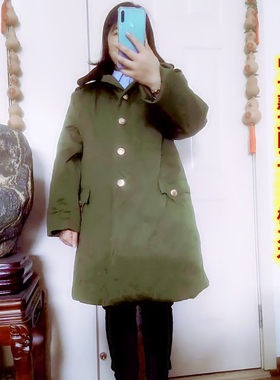 老式正品女款陆棉大衣