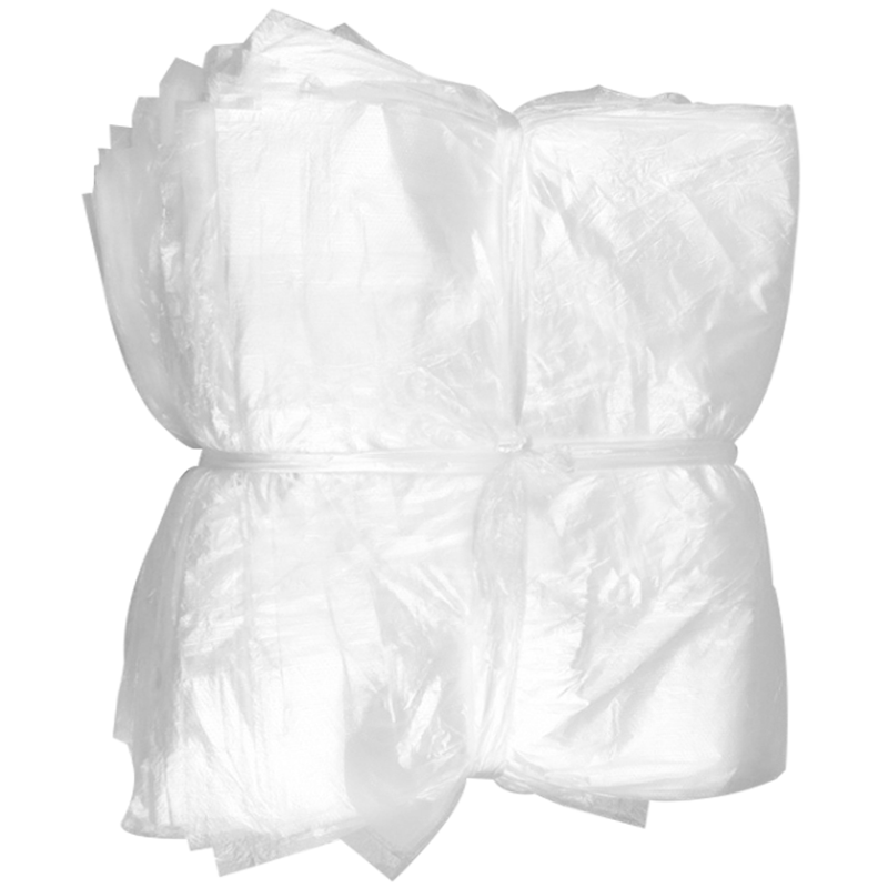 賓館酒店專(zhuān)用客房用品小號(hào)45家用透明白色一次性平口加厚小垃圾袋