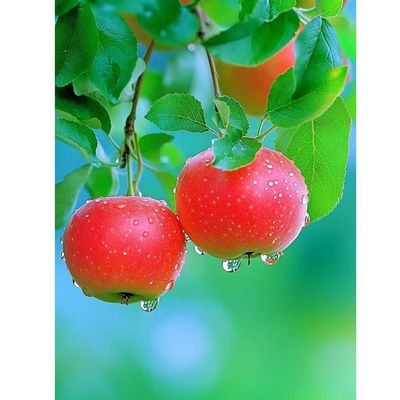 平平安安苹果图自粘贴画室内家居客厅卧室玄关墙上贴纸不干胶贴纸