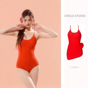 比基尼抽绳绑带纯色抹胸bikini温泉泳装 欧美新款 泳衣女性感三点式