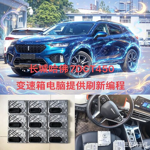 长城H6 H7 H8 H9 7DCT450变速箱电脑波箱TCU刷新编程匹配