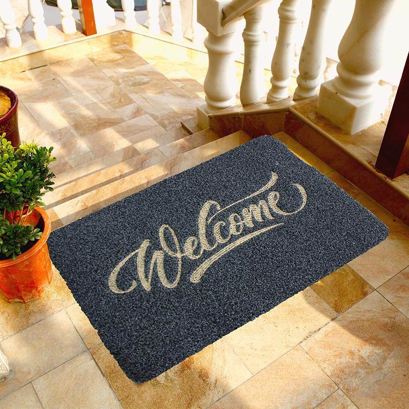 Entrance Doormat TPR Rubber Non-Slip Bath Mat Mud Sand Remov