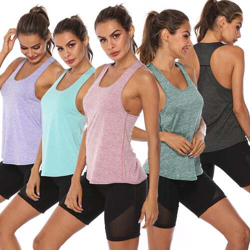 Yoga Vest Sport Singlet Women Athletic Fit Sport Tank Tops
