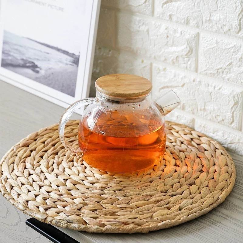 Natural Table Mat Handmade Water Hyacinth Woven Placemat