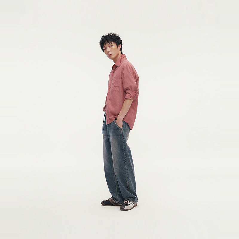 MODE COMMUTER | MC棉质感透气梭织透气亲肤休闲长袖衬衫