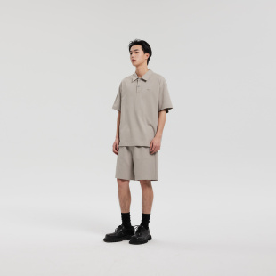 MODE COMMUTER| MC匹马棉微阔简约翻领短袖POLO