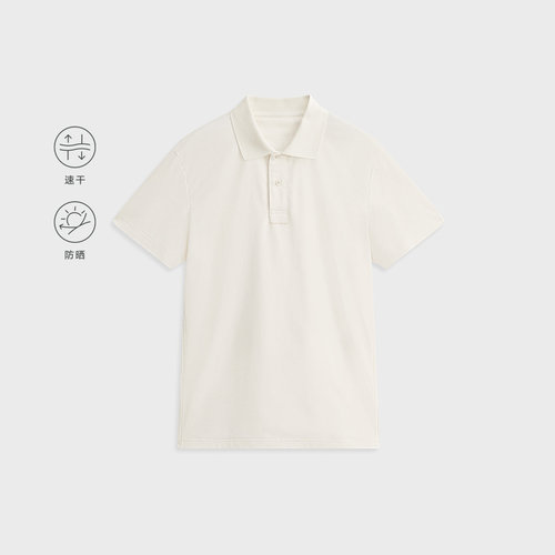 MODE COMMUTER| MC速干吸湿排汗亲肤易打理翻领短袖针织POLO衫