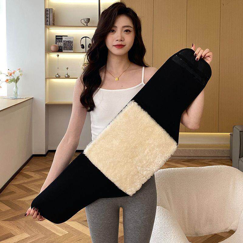 肚子保温带羊毛新款加厚保暖护腰带防寒护胃护肚子加宽加高冬季腰