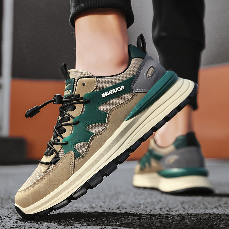 回力warrior正品春季新款跑步鞋时尚潮流爆款厚底透气男款运动鞋