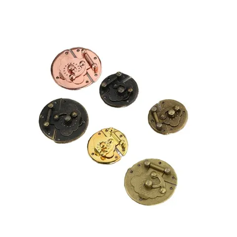 41mm扣手青古铜,搭扣锦盒锁扣53mm仿古箱扣中式木盒单眼礼盒