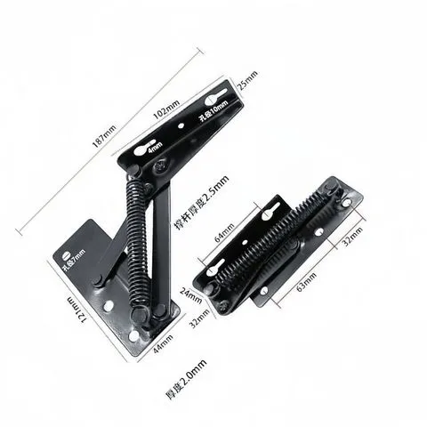 铰链隐藏铰配件黑色上翻托板功能沙发连体源头分体家具铰铰铰