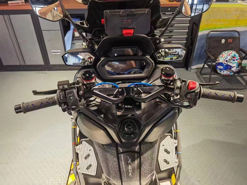 全新VRX裸把适用17-23款雅马哈XMAX300改装CNC铝合金裸把车