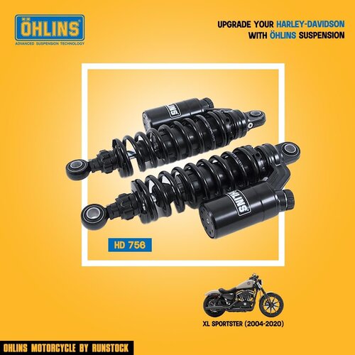 哈雷欧林斯减震 后减震改装 ohlins hd756 液压氮气减震