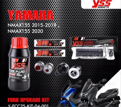 nmax155前减震弹簧改装泰国进口yss增加舒适度