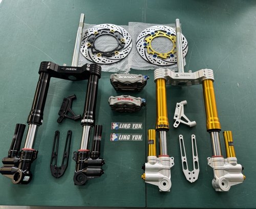 雅马哈nvx155 雅马哈155 雅马哈NMAX155 改装前减震倒叉inben凌云