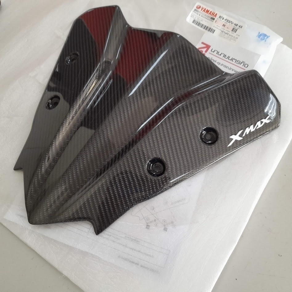 雅马哈xmax300运动风挡官方原装改装件碳纤维改装风挡挡风新款22