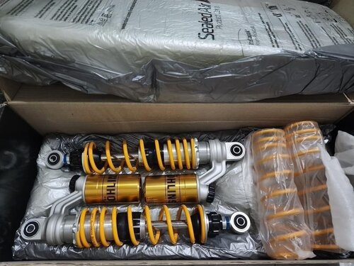 比亚乔埋地雷 猴子monkey125 小牛电摩 改装欧林斯后减震 ho819