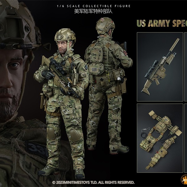 现货 minitimes toys M048 1/6 可动兵人偶美国陆军特种部队