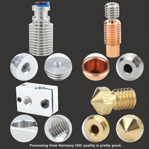 沃龙 2.4/AB/SB挤出头3D打印机配件高品质热端E3D V6全金属喉管