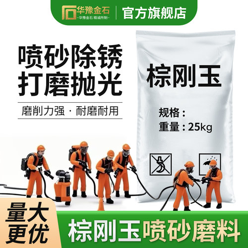 棕刚玉一级棕色喷砂机除锈翻新