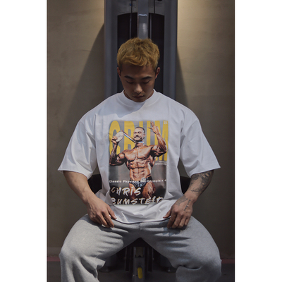 半袖美式休闲青少年纯棉小领口