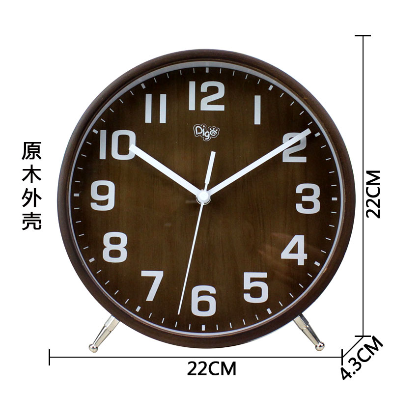 桌面钟表家用客厅时钟摆台式座钟现代简约台钟创意时尚电视柜坐钟
