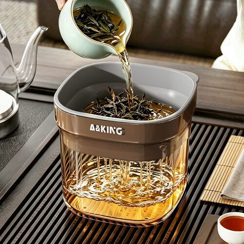 茶水桶过滤茶叶排水茶渣桶家用茶具配件废水桶茶台垃圾桶干湿分离
