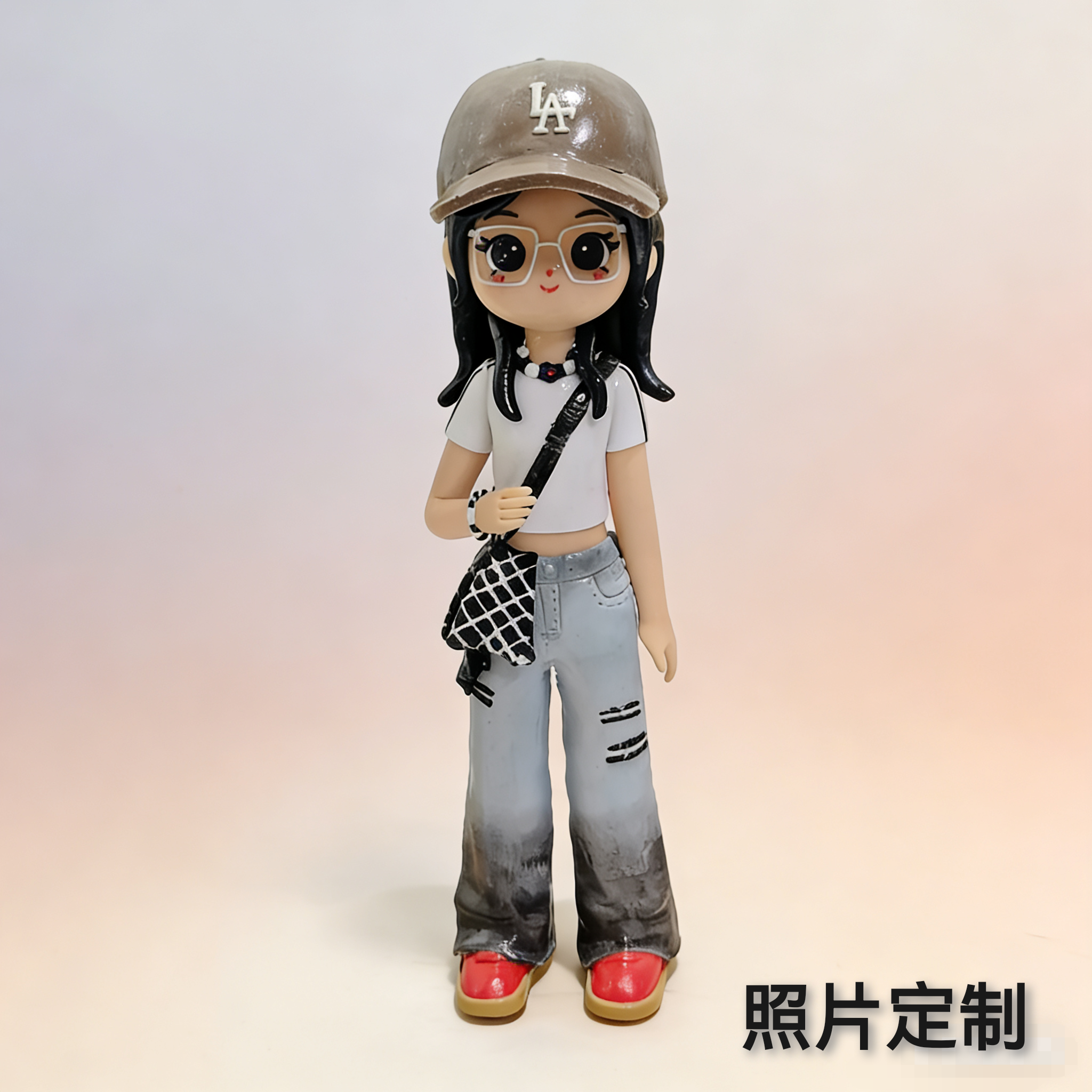 软陶石塑娃娃树脂人偶卡通人物手办公仔来图定制生日礼物