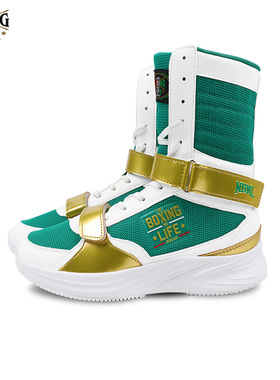 NoBoxing NoLife拳击鞋 成人训练比赛专业款高帮防滑阿瓦雷兹拳靴