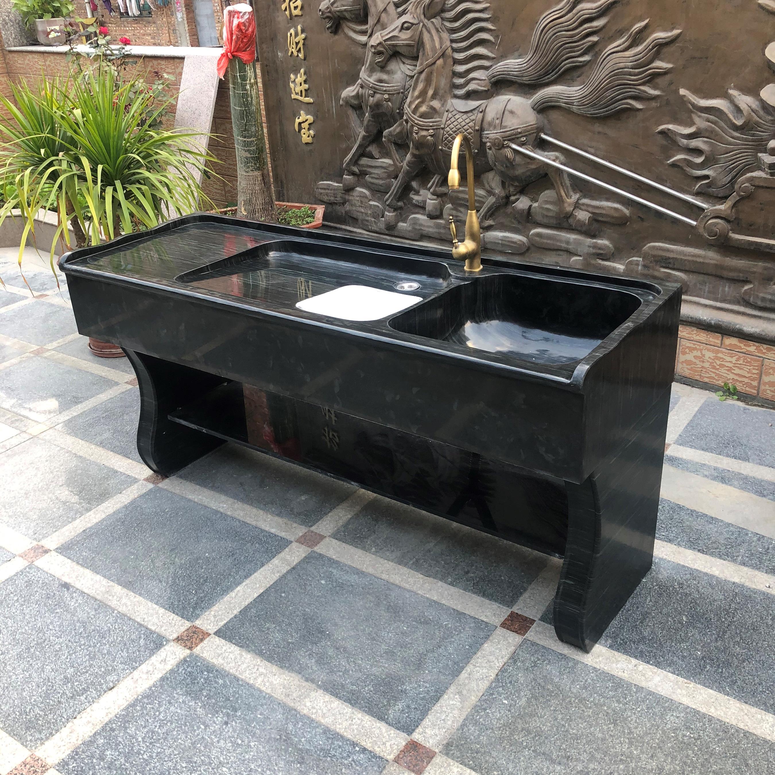 大理石头洗衣池阳台带搓