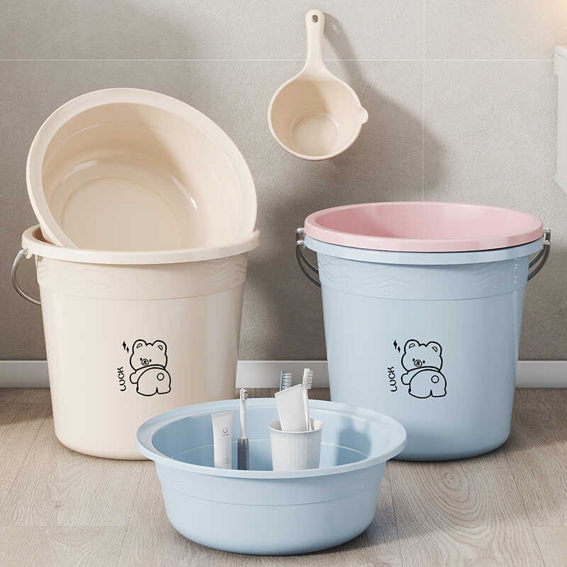 手提加厚大号学生宿舍塑料水桶