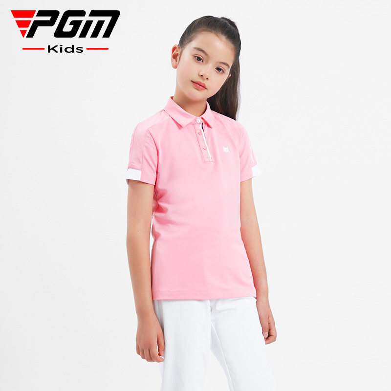 PGM女童夏季高尔夫短袖Polo衫|+