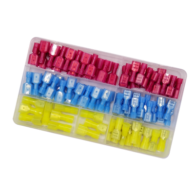 尼龙全绝缘冷压6.3插簧插片