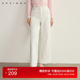 通勤简约宽松高腰长裤 佧茜文百搭直筒牛仔裤 时尚 新款 女 百搭冬季