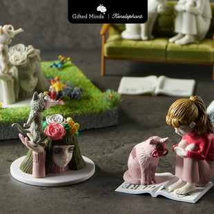 Kenelephant宇野亚喜良 潮流盲盒迷你手办摆件玩具微缩模具小人偶