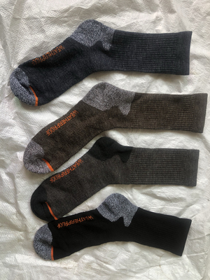 WEATHERPROOF高筒秋冬保暖日常户外徒步登山运动袜子羊毛袜四双装