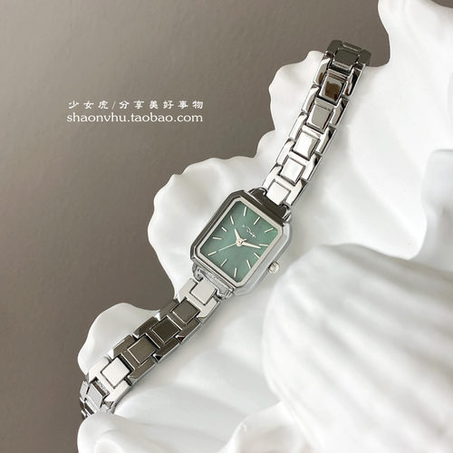 贝母方糖小众女士学生闺蜜手表
